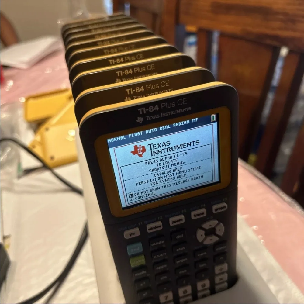 Texas Instruments TI 84 plus CE Graphing Calculator Docking Station W Cable Only
